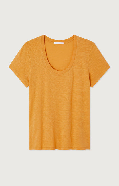T-SHIRT DROIT MC COL U