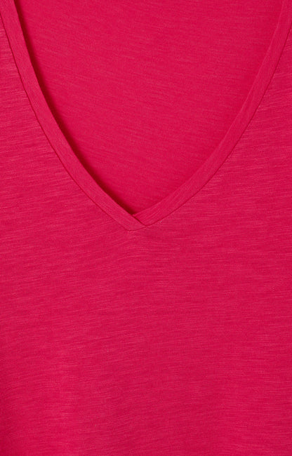 T-SHIRT TRAPEZE MC COL V