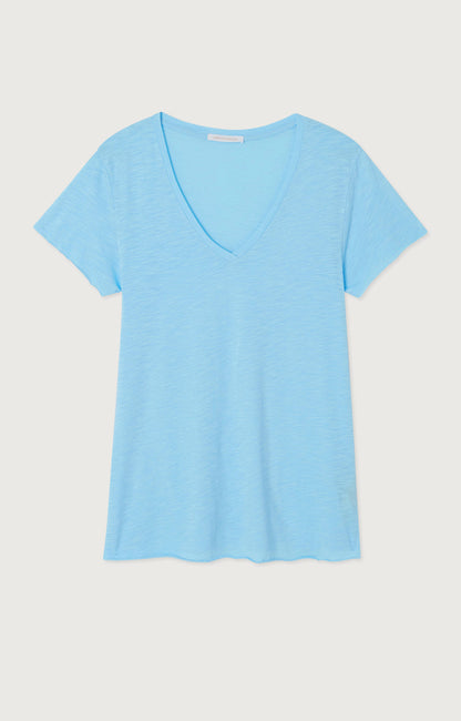 T-SHIRT TRAPEZE MC COL V