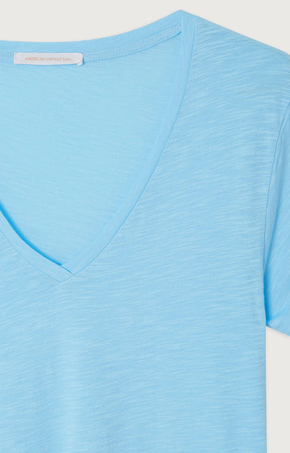 T-SHIRT TRAPEZE MC COL V