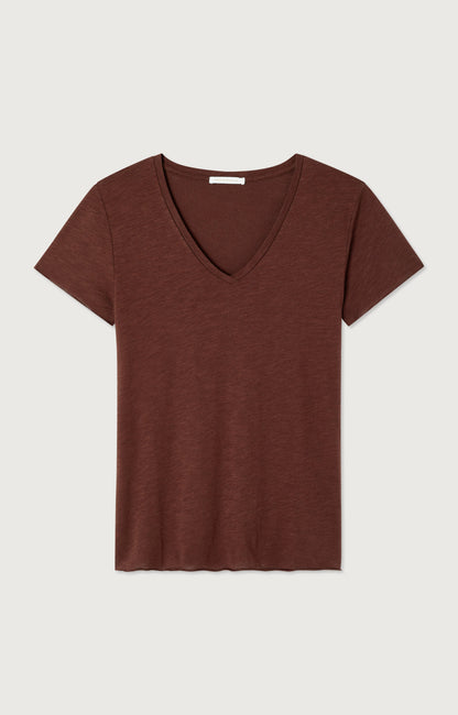 T-SHIRT TRAPEZE MC COL V