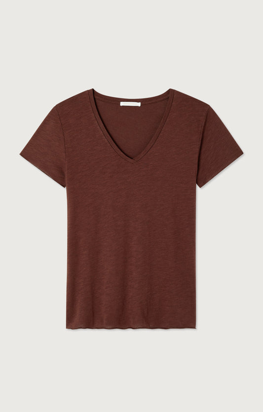 T-SHIRT TRAPEZE MC COL V