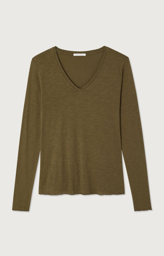 T-SHIRT TRAPEZE ML COL V