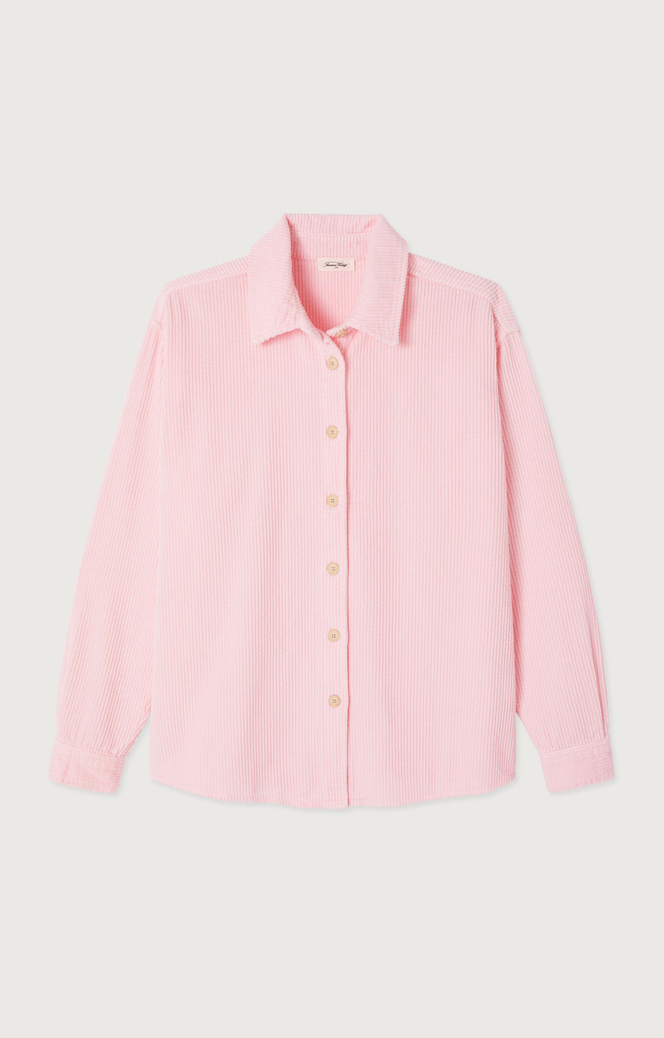 CHEMISE LONGUE AMPLE ML COL BOUTONNE
