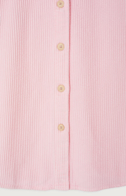CHEMISE LONGUE AMPLE ML COL BOUTONNE