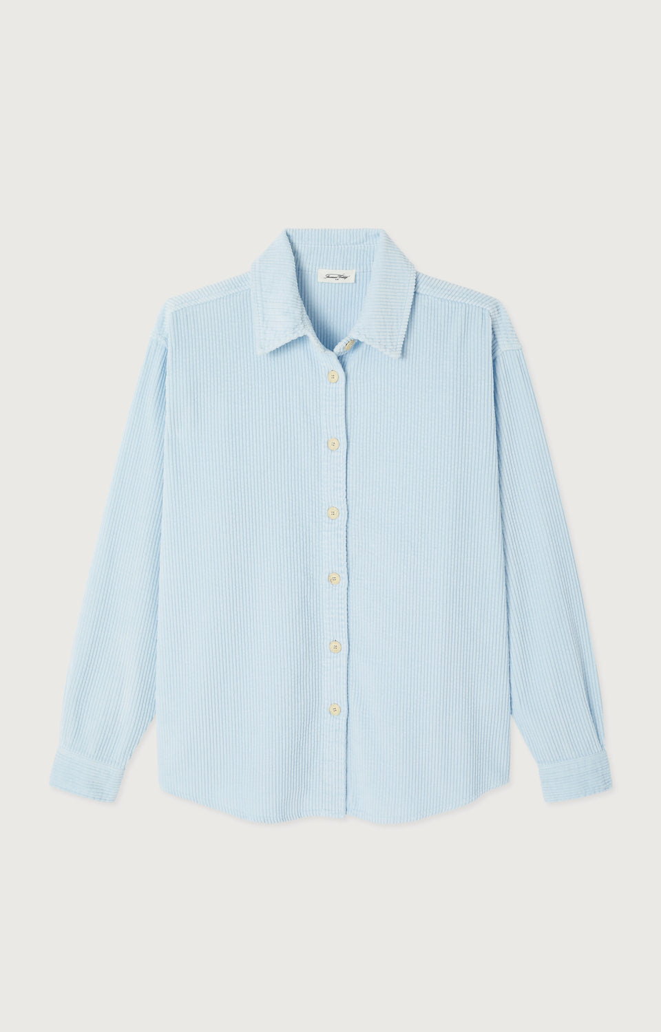 CHEMISE LONGUE AMPLE ML COL BOUTONNE