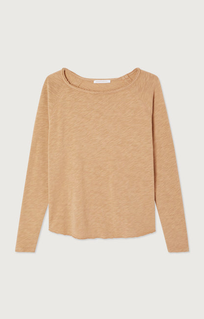 T-SHIRT DROIT ML COL BATEAU