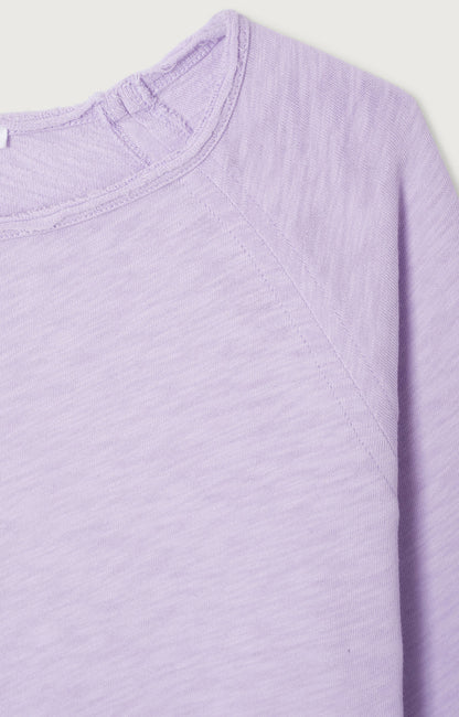 T-SHIRT DROIT ML COL BATEAU