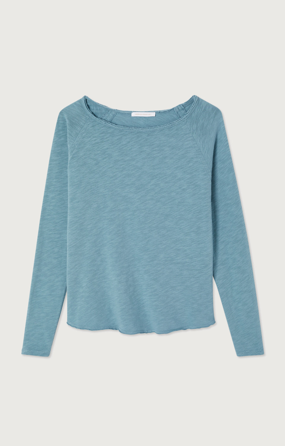 T-SHIRT DROIT ML COL BATEAU