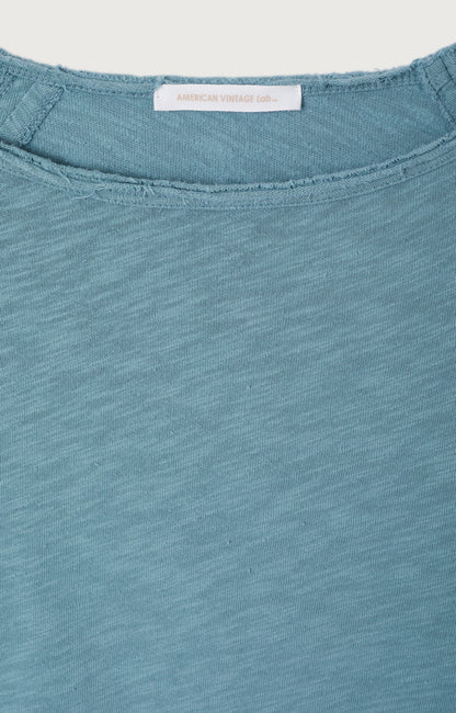 T-SHIRT DROIT ML COL BATEAU