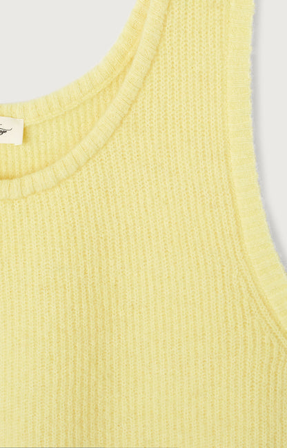 PULL BOULE BRETELLES COL ROND