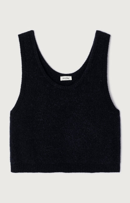 PULL BOULE BRETELLES COL ROND