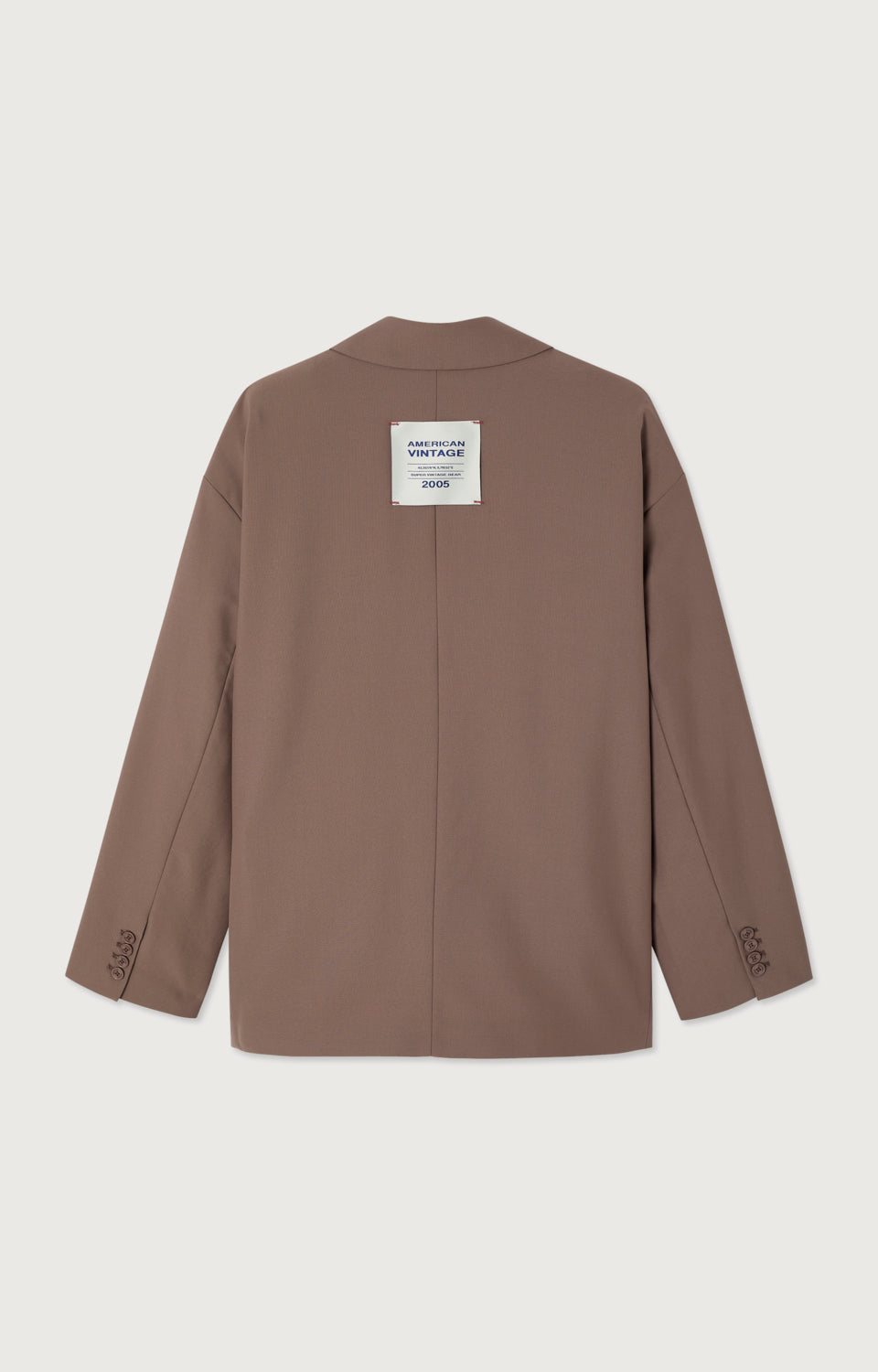 BLAZER LONG AMPLE ML COL BLAZER BOUTONNE