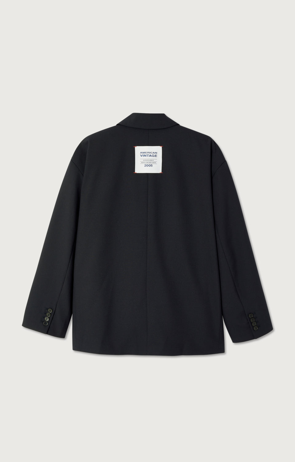 BLAZER LONG AMPLE ML COL BLAZER BOUTONNE