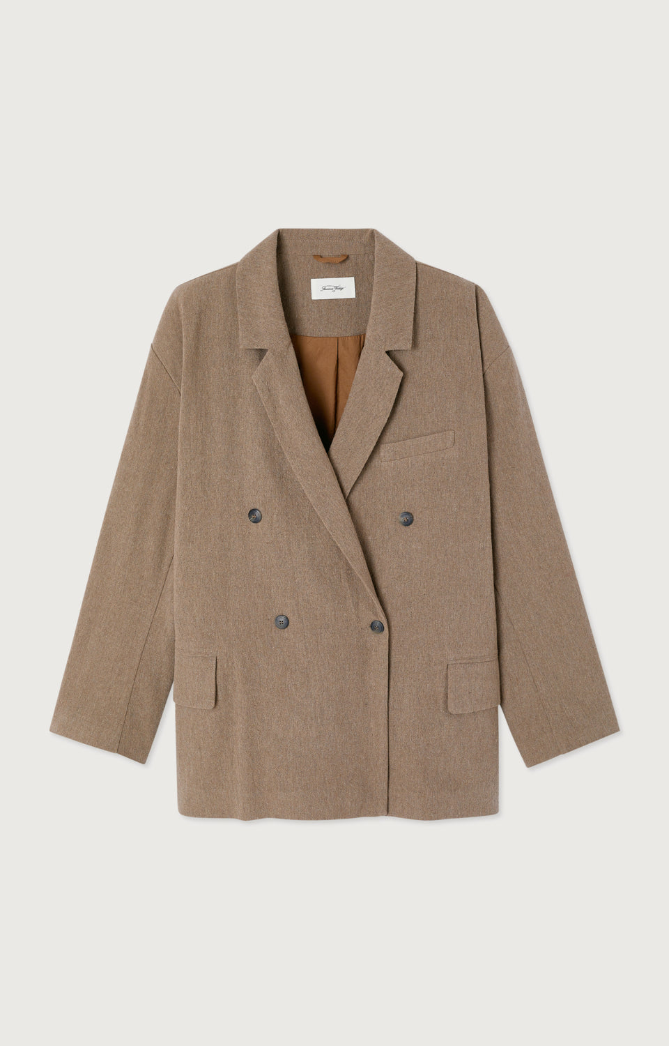 BLAZER MI-LONG AMPLE ML DOUBLE BOUTONNAGE