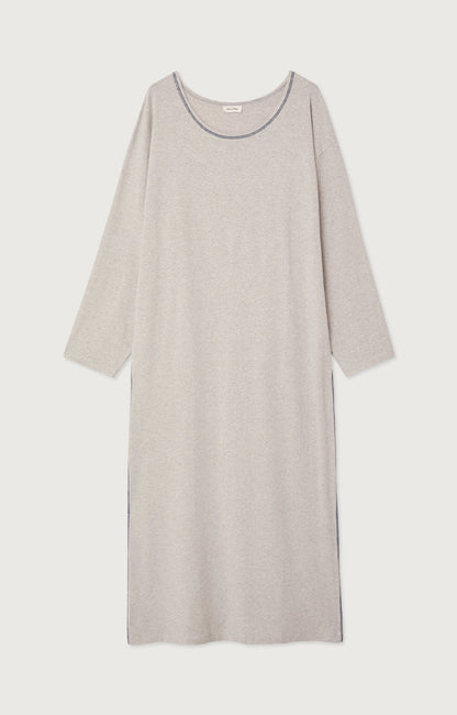 ROBE LONGUE ML COL BATEAU