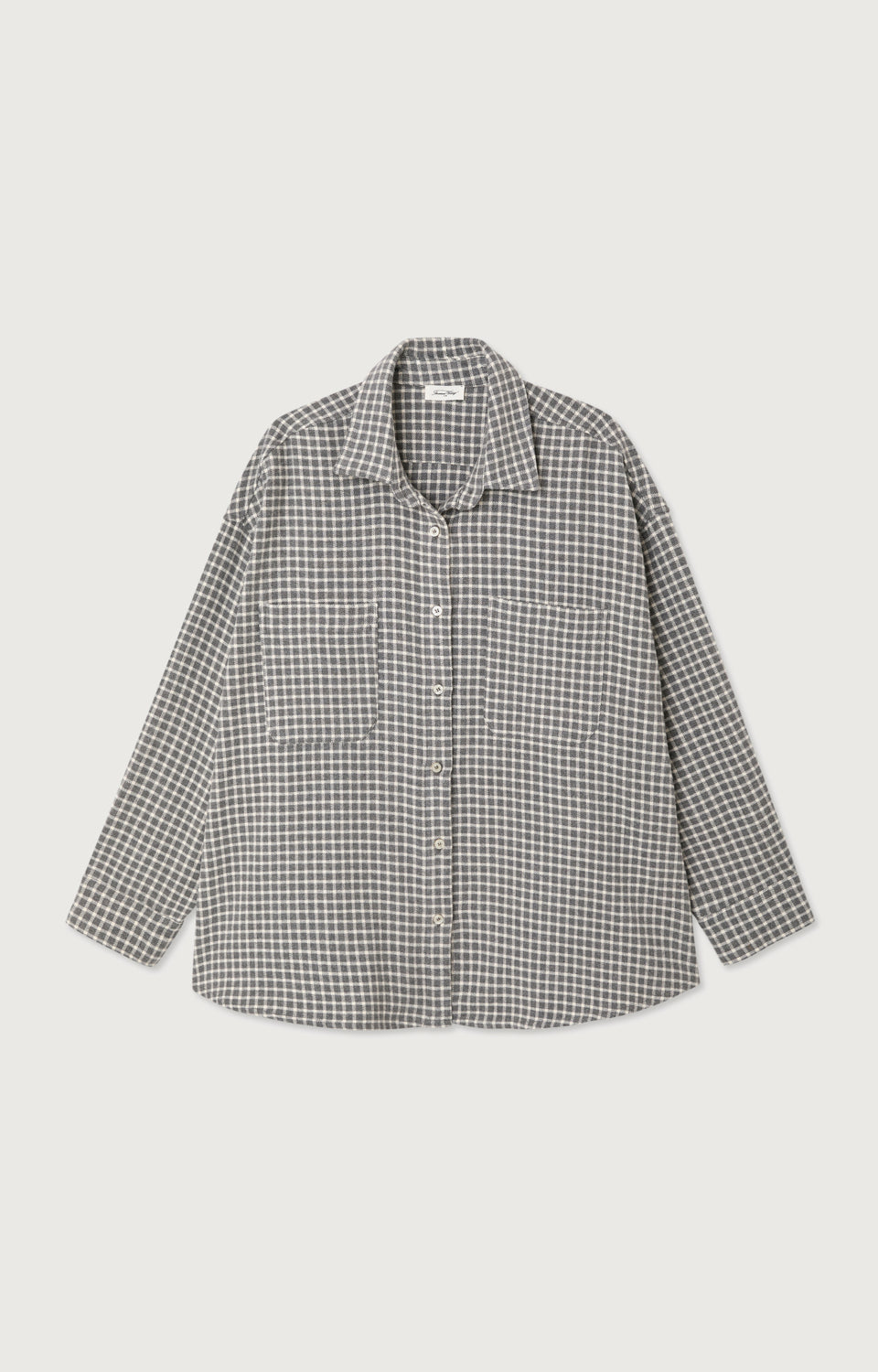 CHEMISE LONGUE AMPLE ML COL BOUTONNE