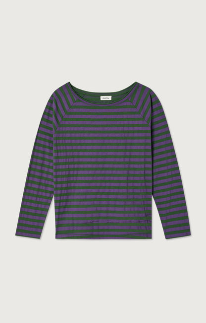 T-SHIRT AJUSTE ML COL BATEAU