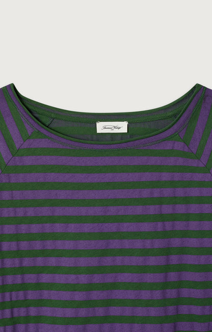 T-SHIRT AJUSTE ML COL BATEAU