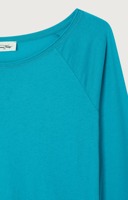 T-SHIRT AJUSTE ML COL BATEAU