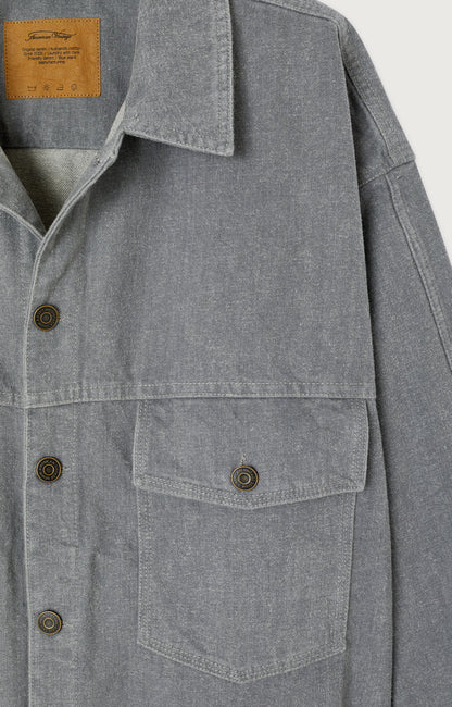 VESTE AMPLE ML BOUTONNEE