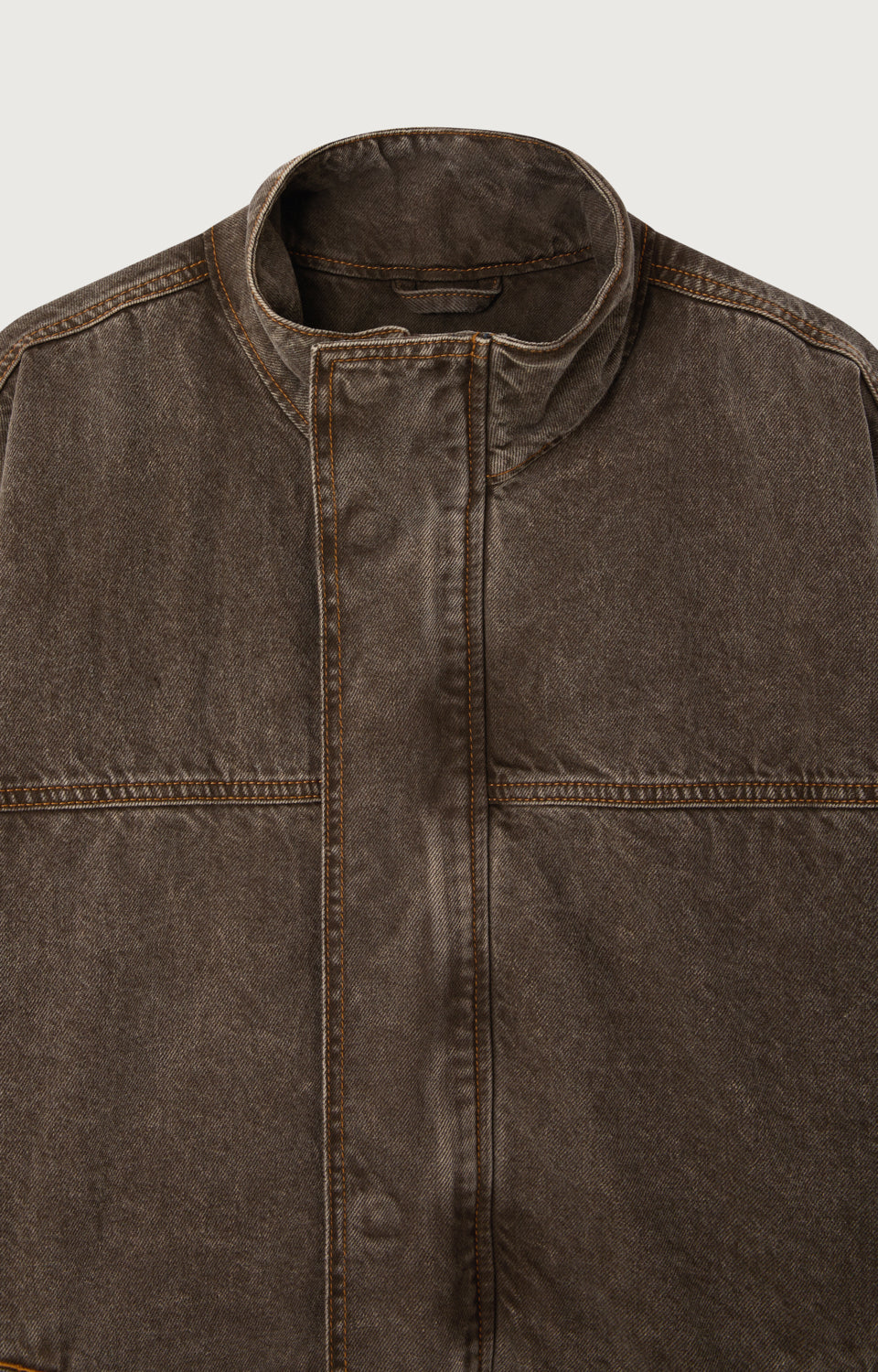 MANTEAU MI-LONG DROIT ML COL MONTANT ZIPPE