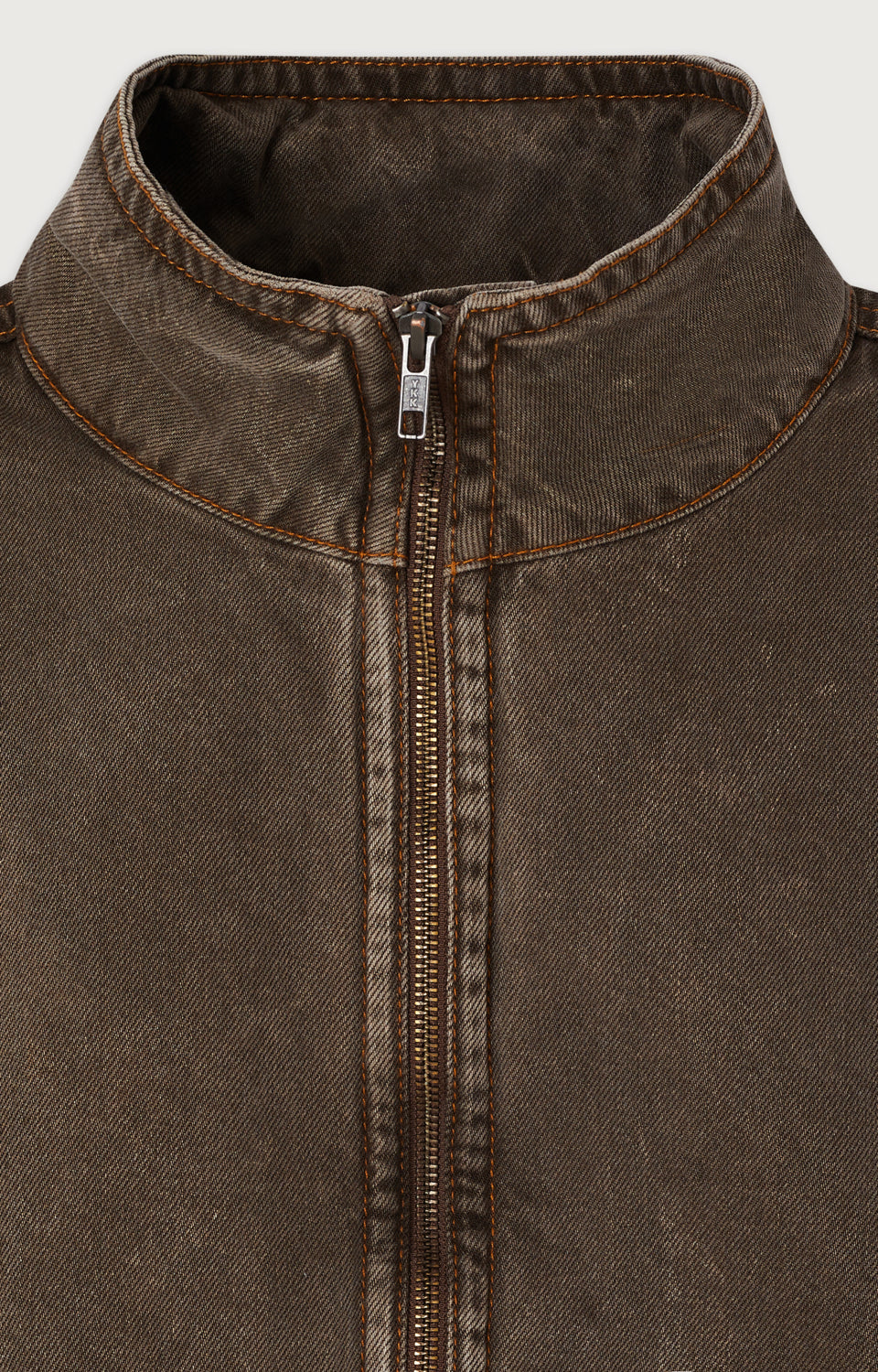BOMBERS COURT BOULE ML COL CHEMISE ZIPPE