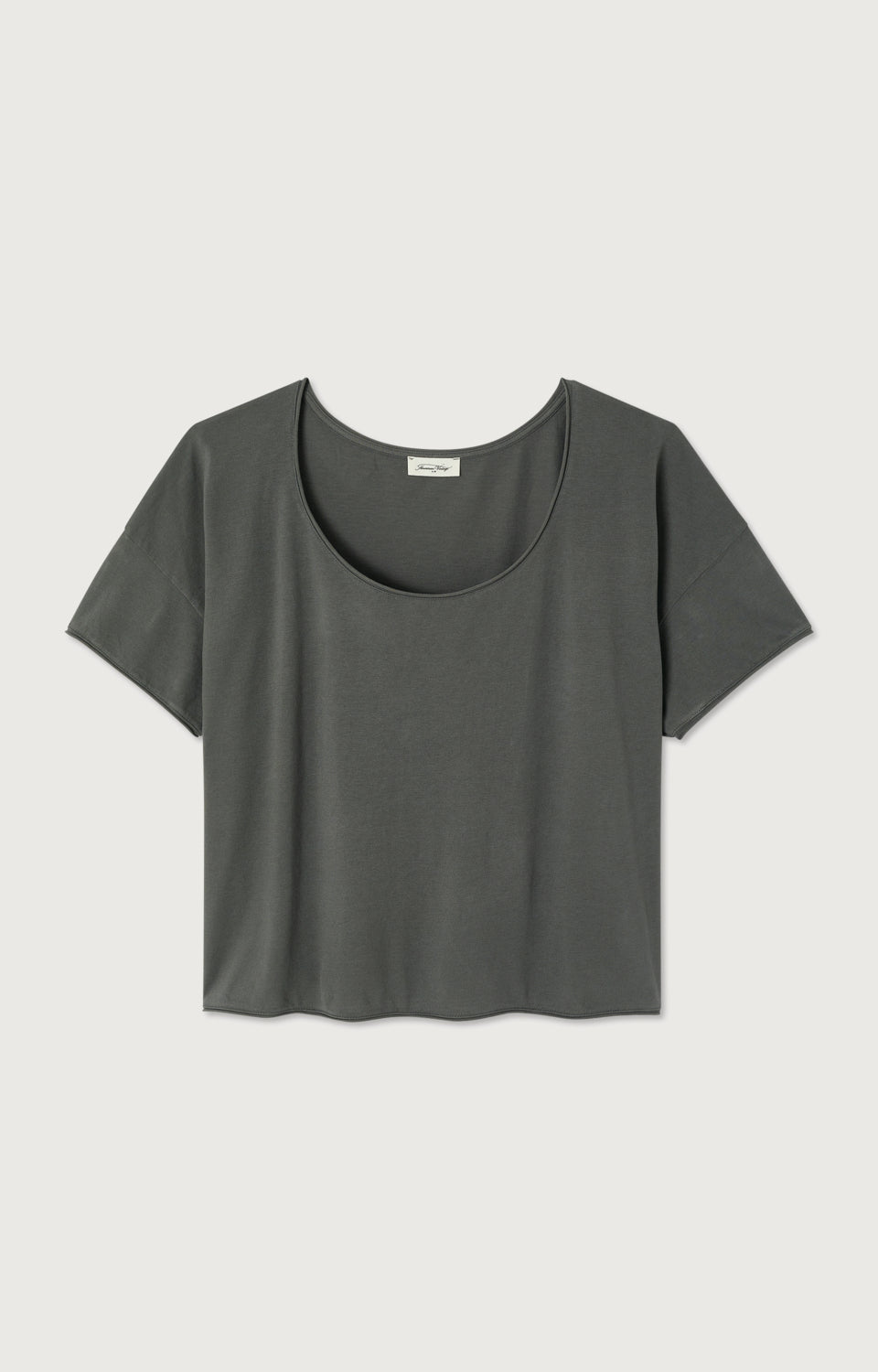 T-SHIRT DROIT MC COL BATEAU