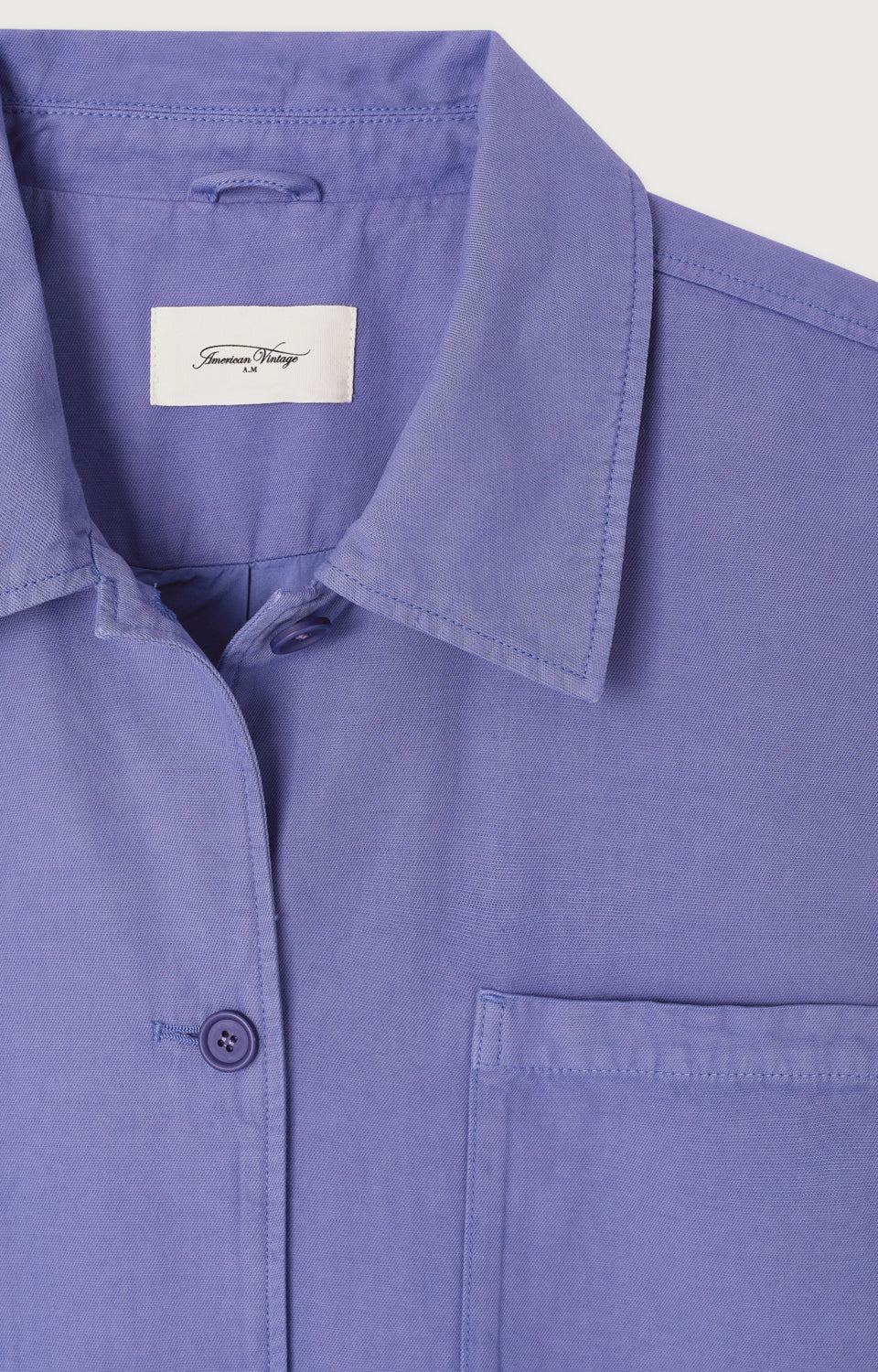 VESTE MI-LONGUE AMPLE ML DROITE BOUTONNEE