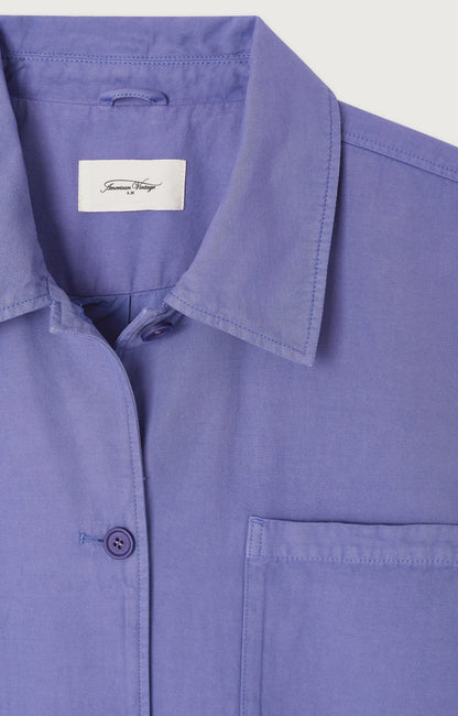 VESTE MI-LONGUE AMPLE ML DROITE BOUTONNEE