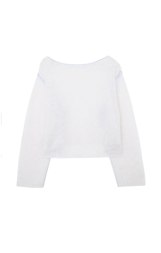 PULL ML COL BATEAU