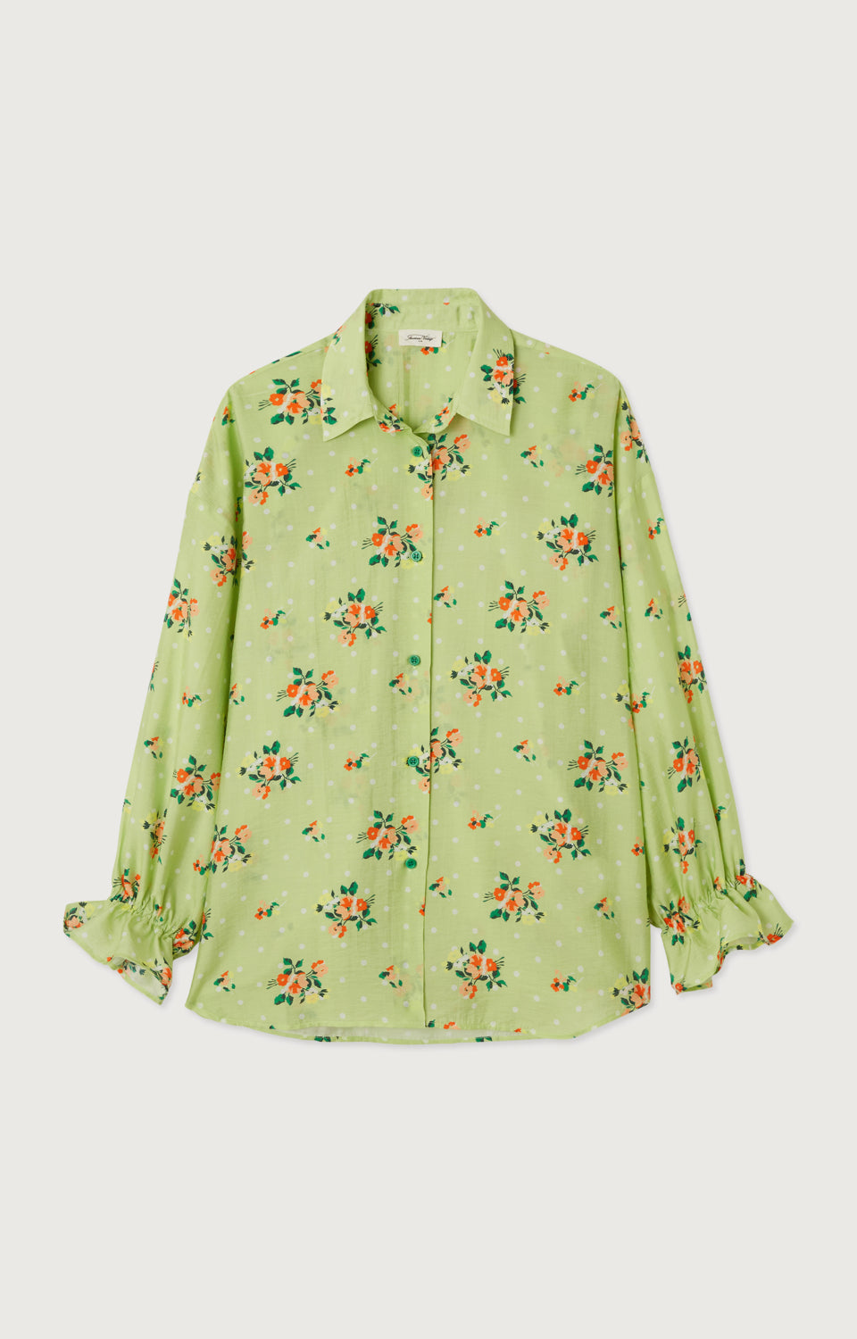 CHEMISE AMPLE ML COL BOUTONNE