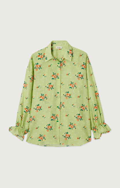 CHEMISE AMPLE ML COL BOUTONNE