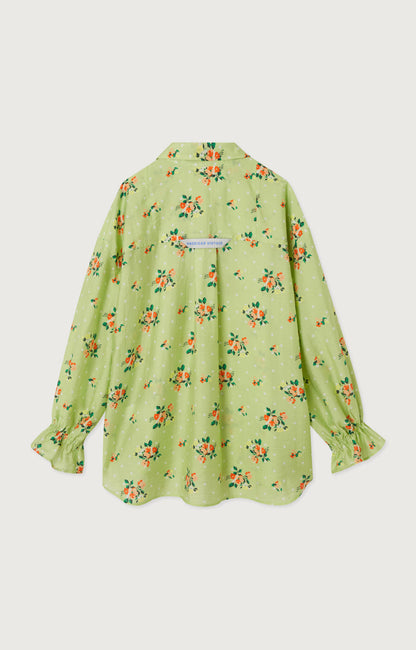 CHEMISE AMPLE ML COL BOUTONNE