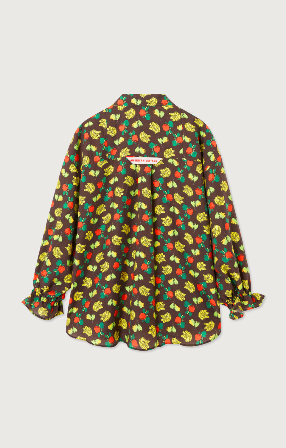 CHEMISE AMPLE ML COL BOUTONNE