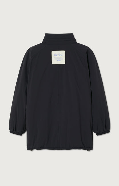 PARKA MI-LONG AMPLE ML COL MONTANT ZIPPEE