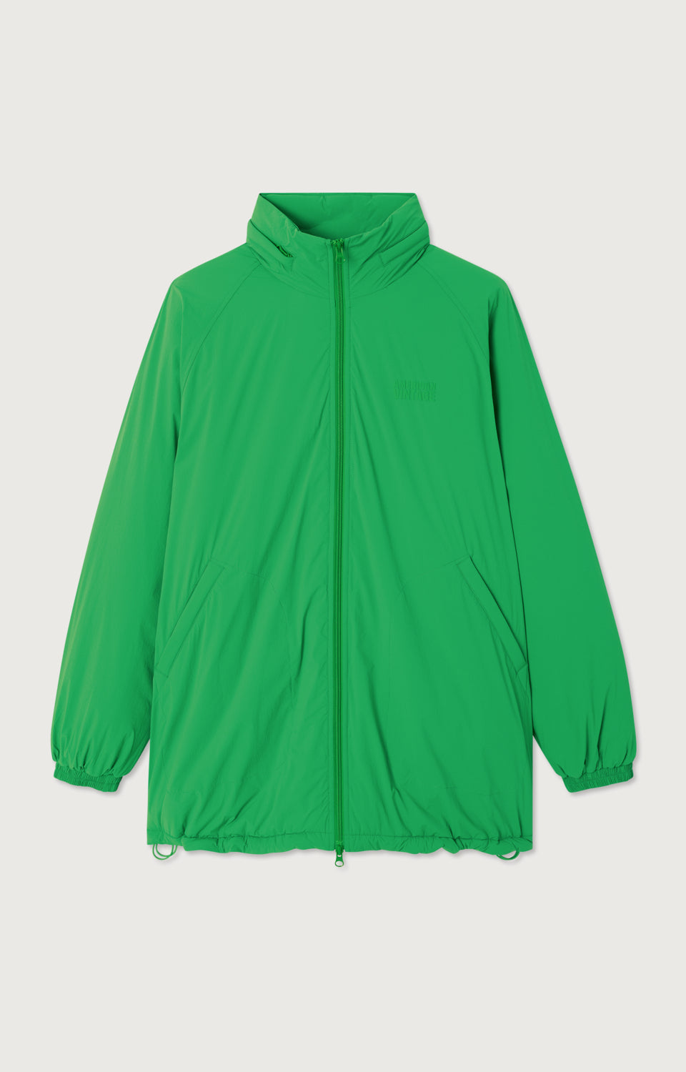 PARKA MI-LONG AMPLE ML COL MONTANT ZIPPEE