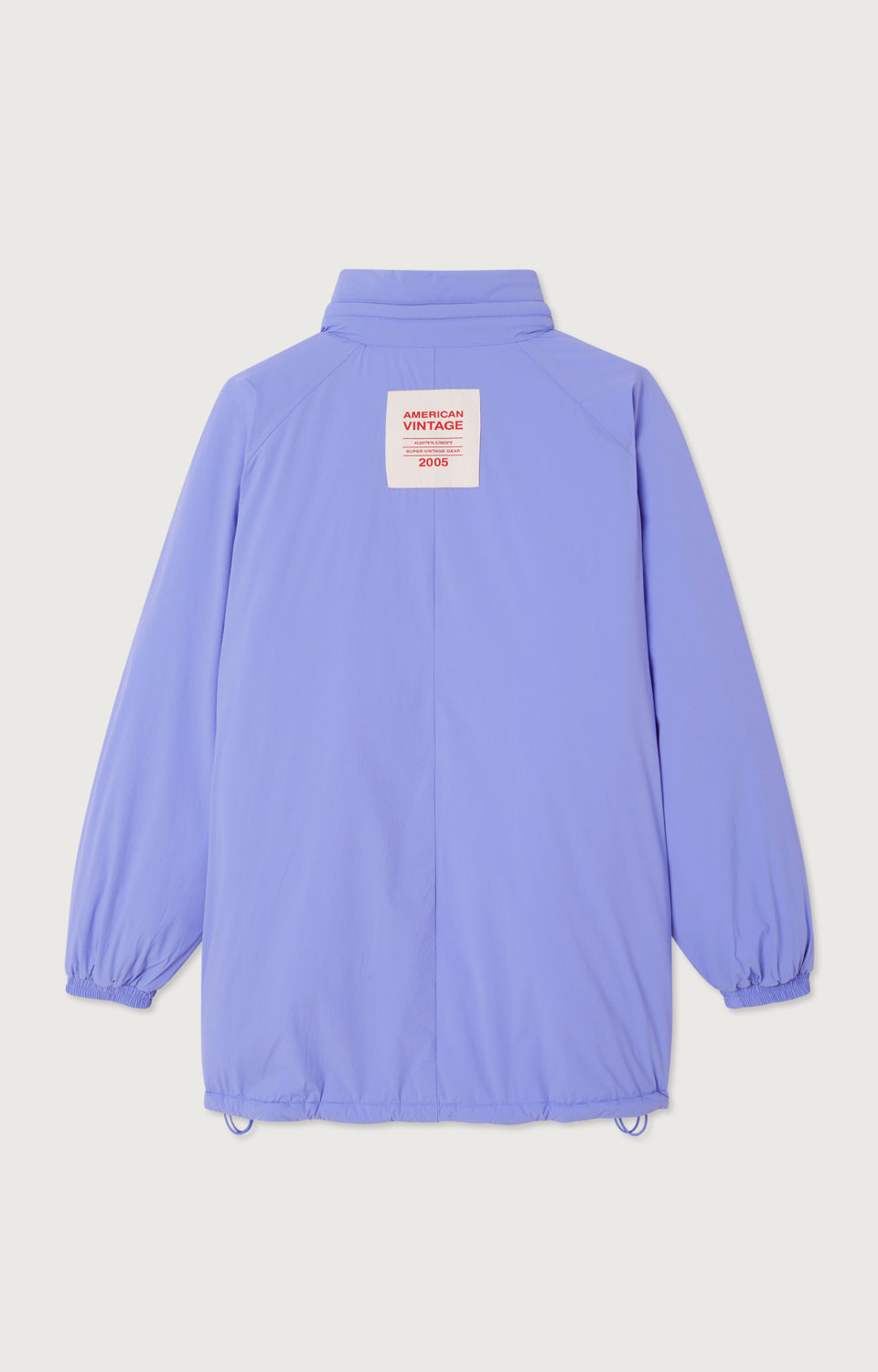 PARKA MI-LONG AMPLE ML COL MONTANT ZIPPEE