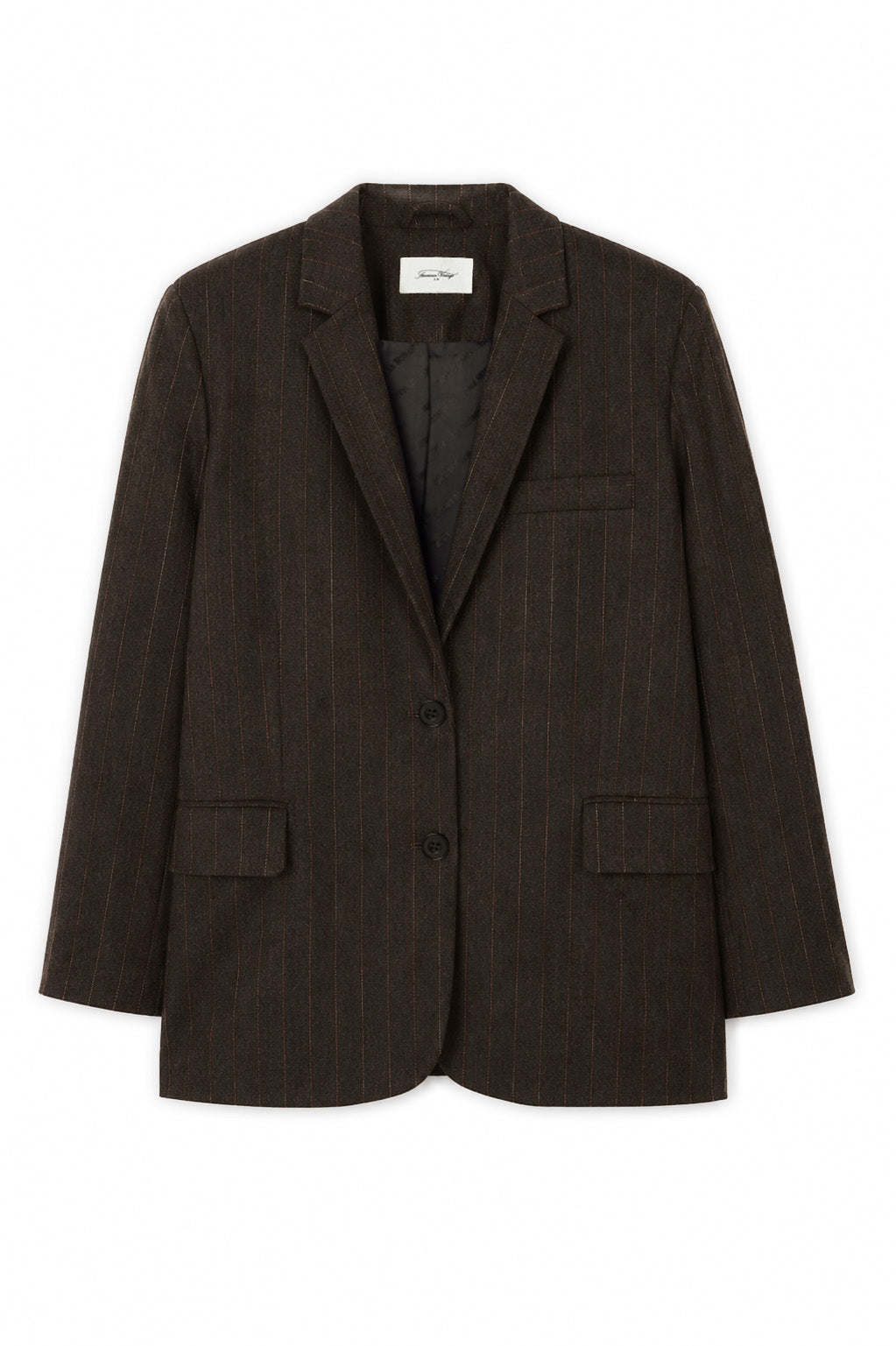 BLAZER MI-LONG AMPLE ML COL BLAZER BOUTONNE RAYE