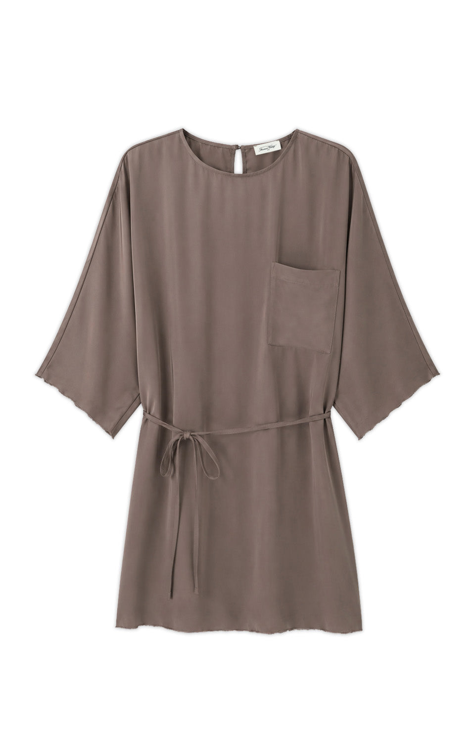 ROBE COURTE AMPLE 7/8 COL ROND