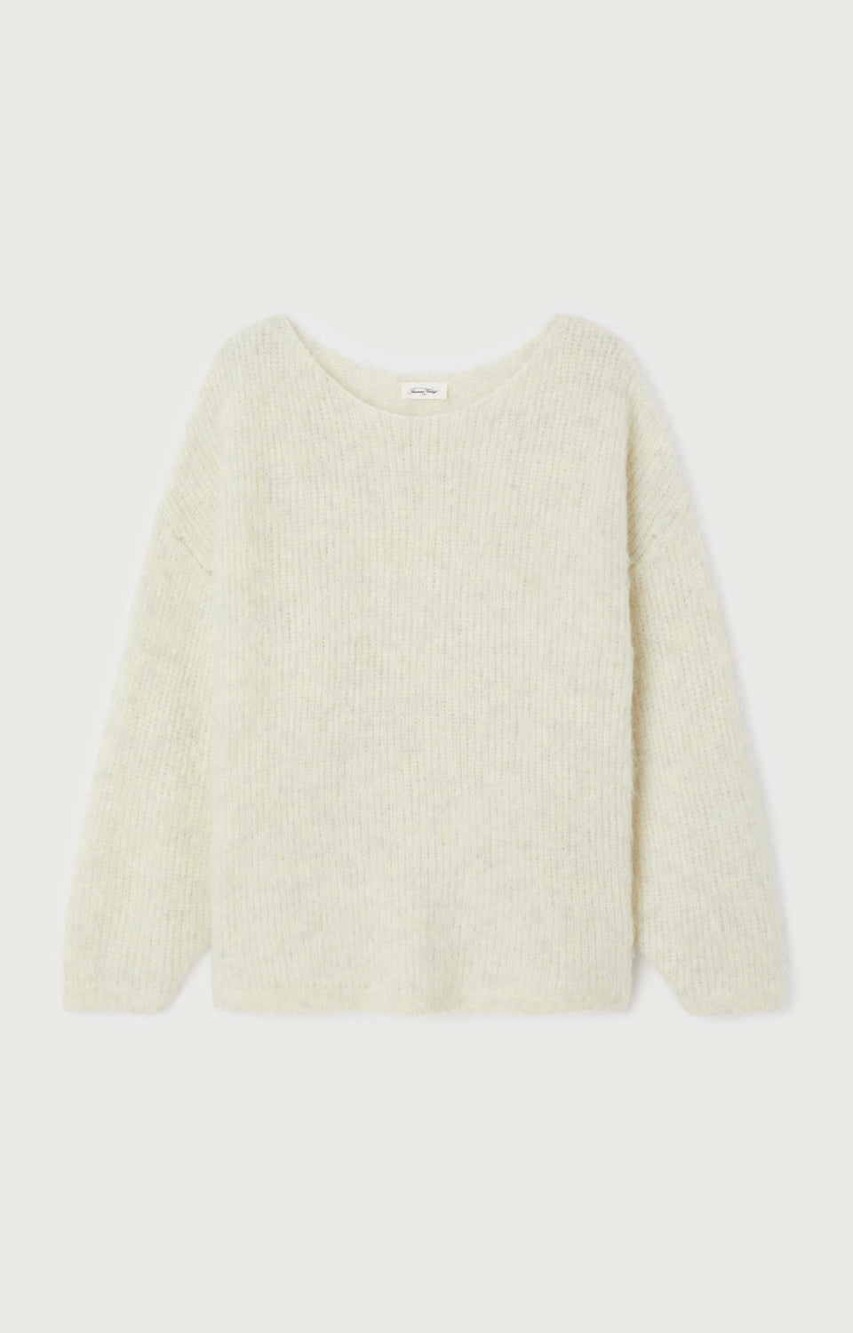 PULL MI-LONG AMPLE ML COL BATEAU