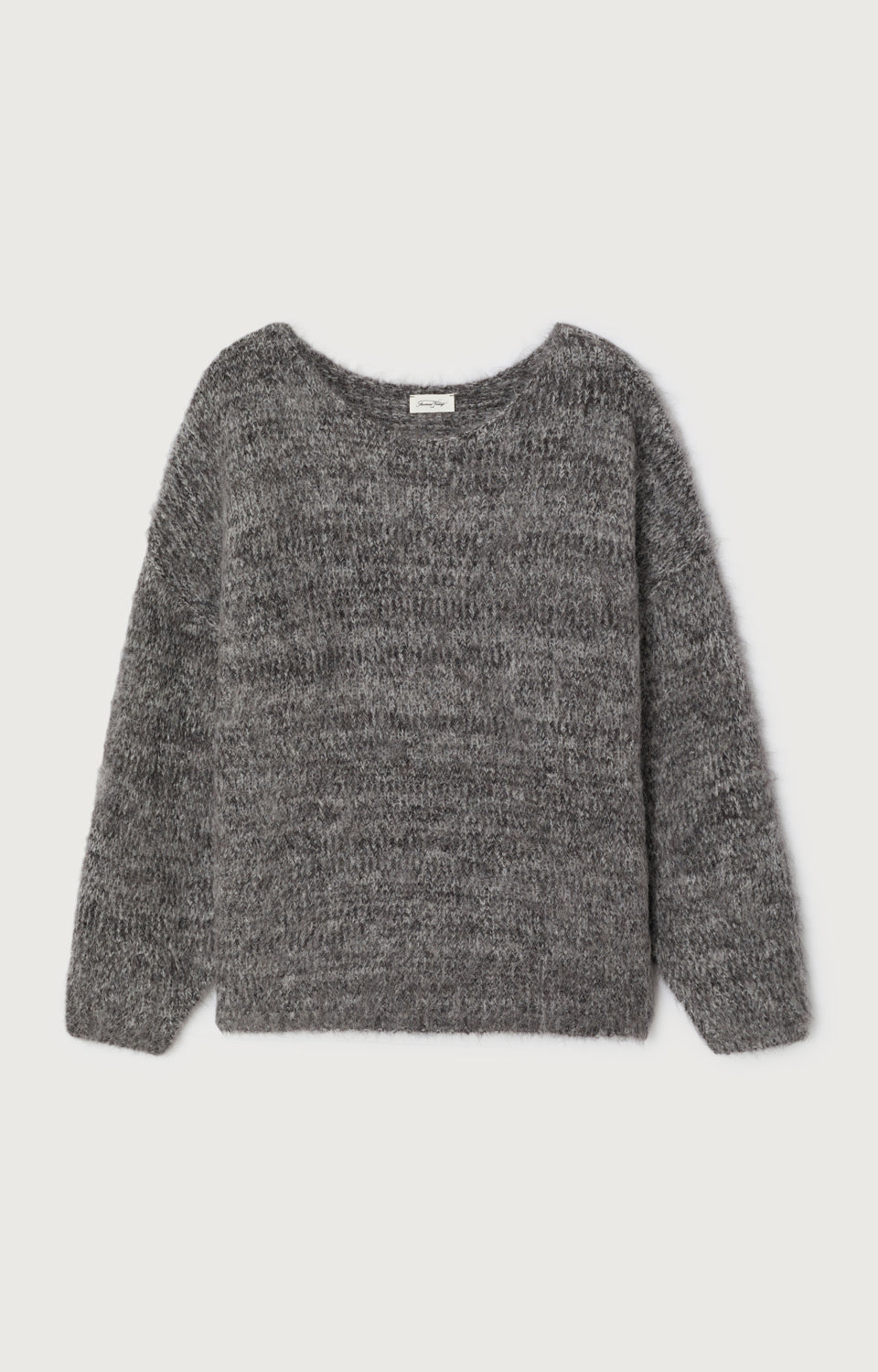 PULL MI-LONG AMPLE ML COL BATEAU
