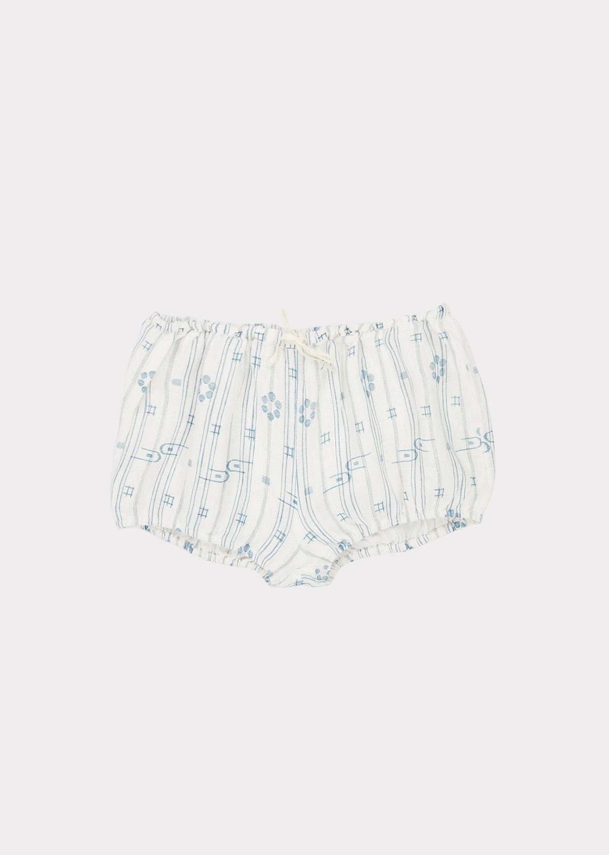 女童浅蓝色印花套装