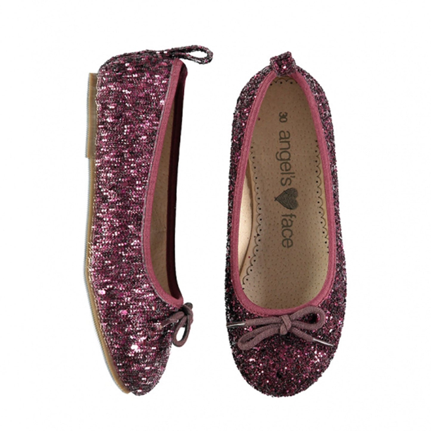 Girls Burgundy Shoes