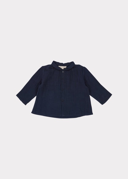Baby Boys & Girls Dark Navy Raven Shirt