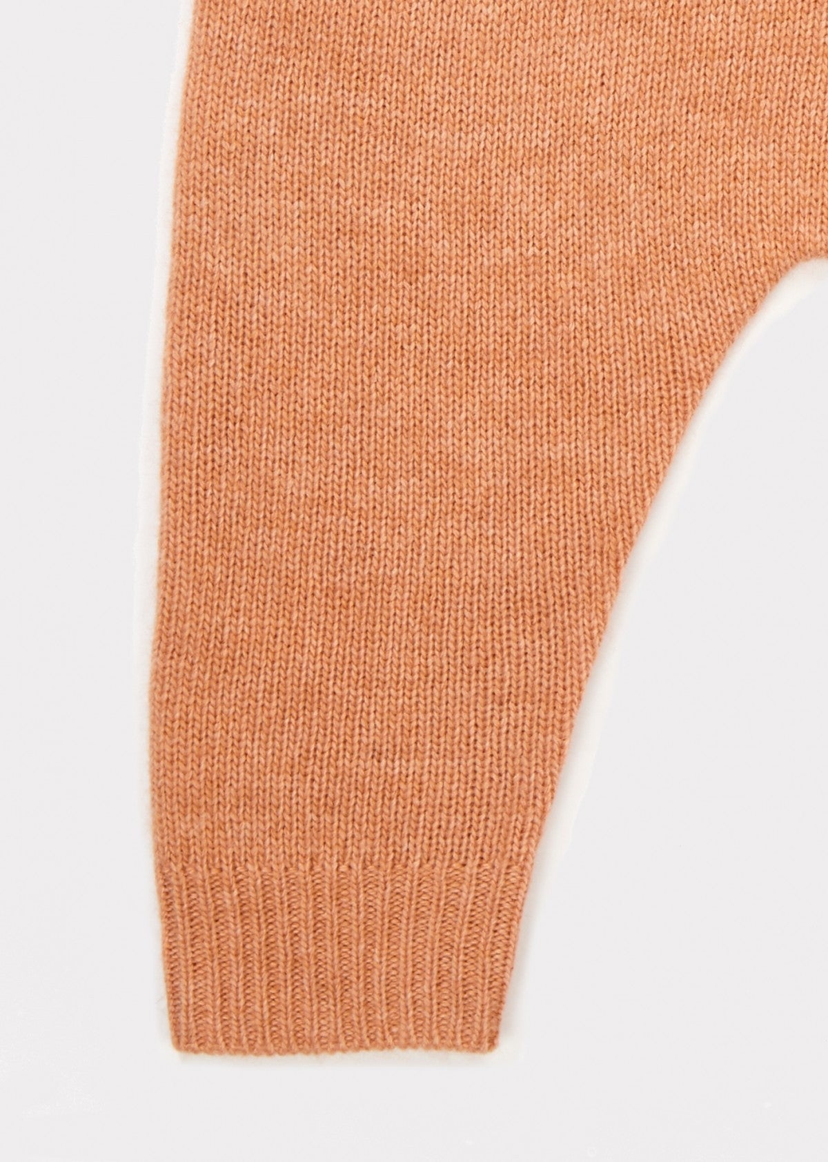 Baby Light Orange Knitted Romper