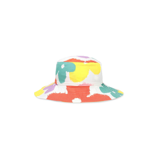 Girls Multicolor Flower Cotton Hat