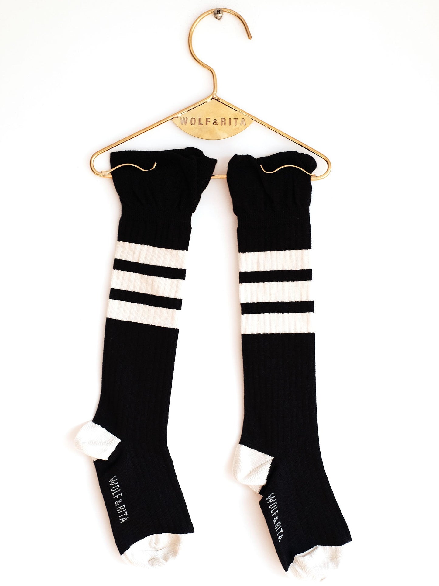 Boys & Girls  Black  "SOCKS FRILLS"  Socks
