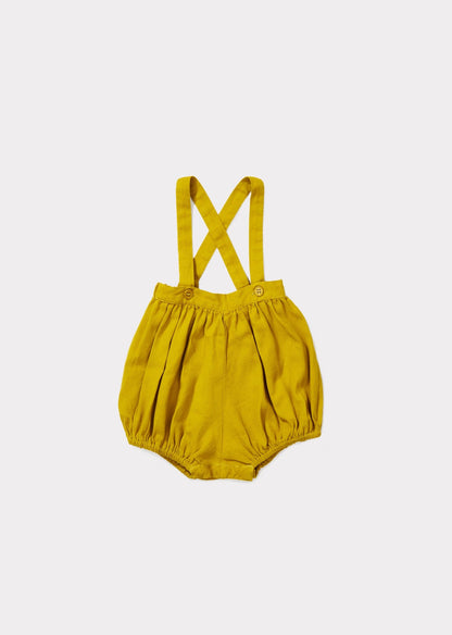 Baby Yellow Cotton Romper