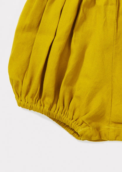 Baby Yellow Cotton Romper